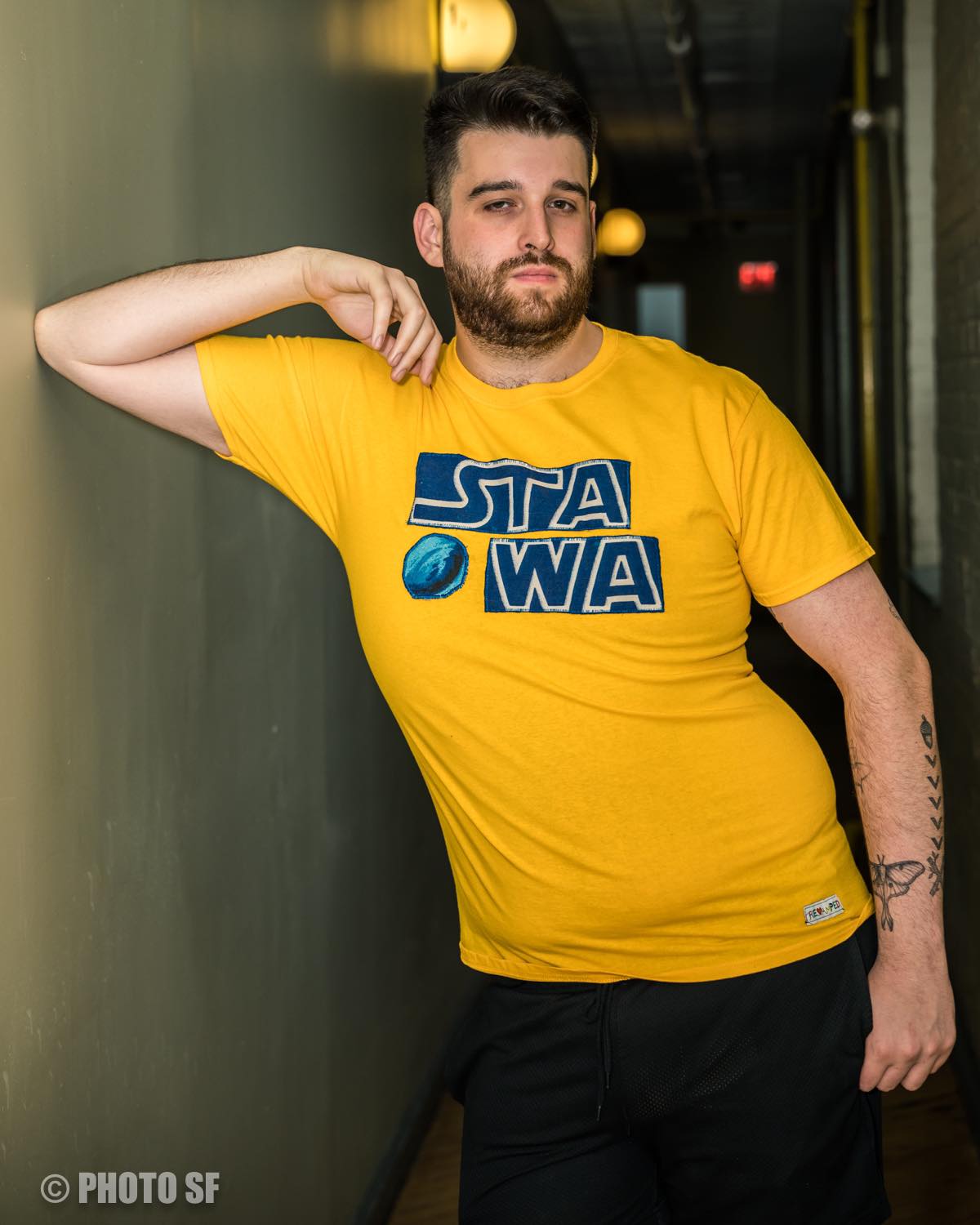 "STAR WARS" YELLOW STA WA TEE