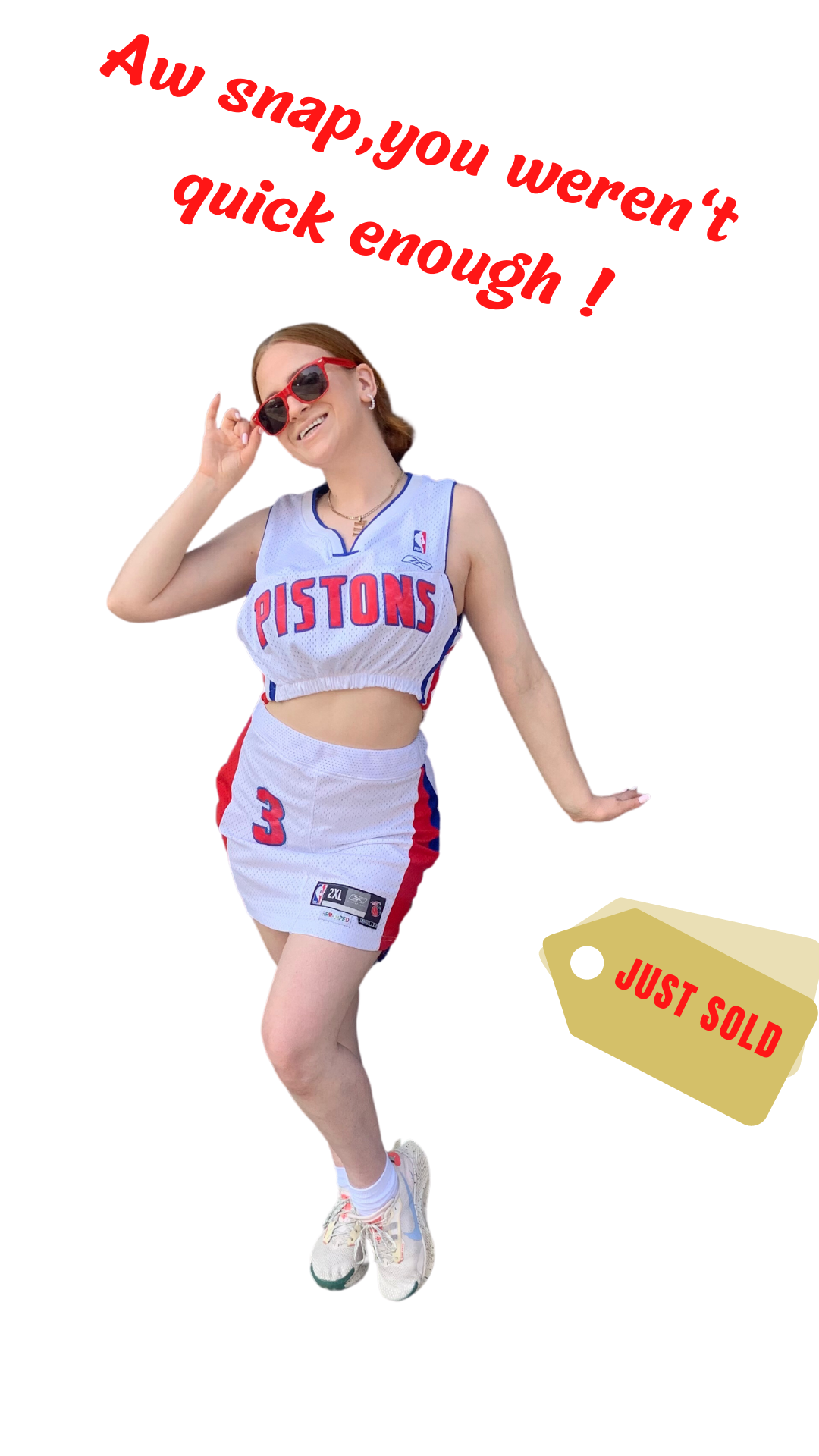 PISTONS SKIRT AND TOP SET