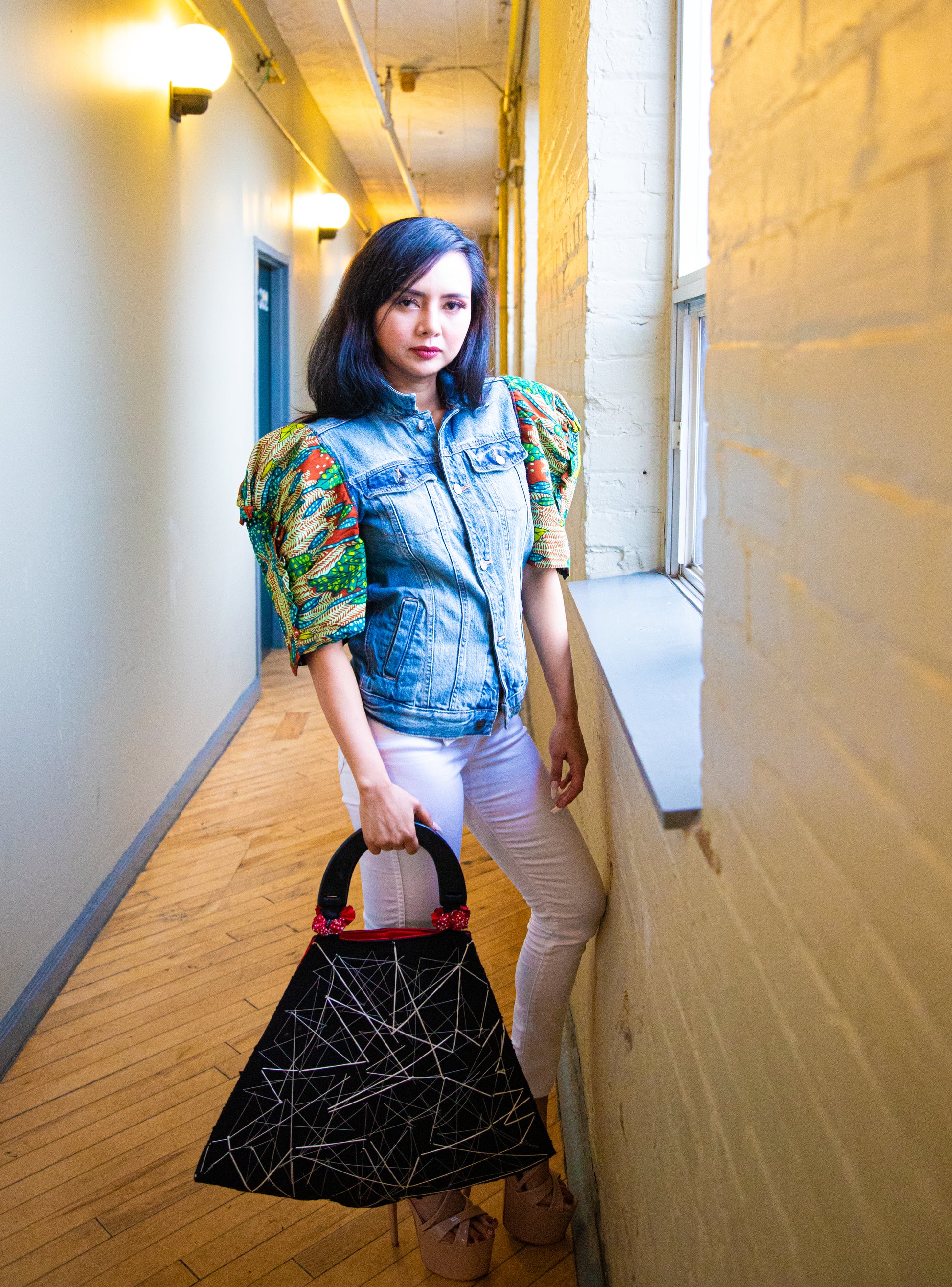 REVAMPED |TORONTO| SEWING LESSONS|AFRICAN PRINT JACKET|PARKDALE|UPCYCLED CLOTHING|JAPAN|MONTREAL