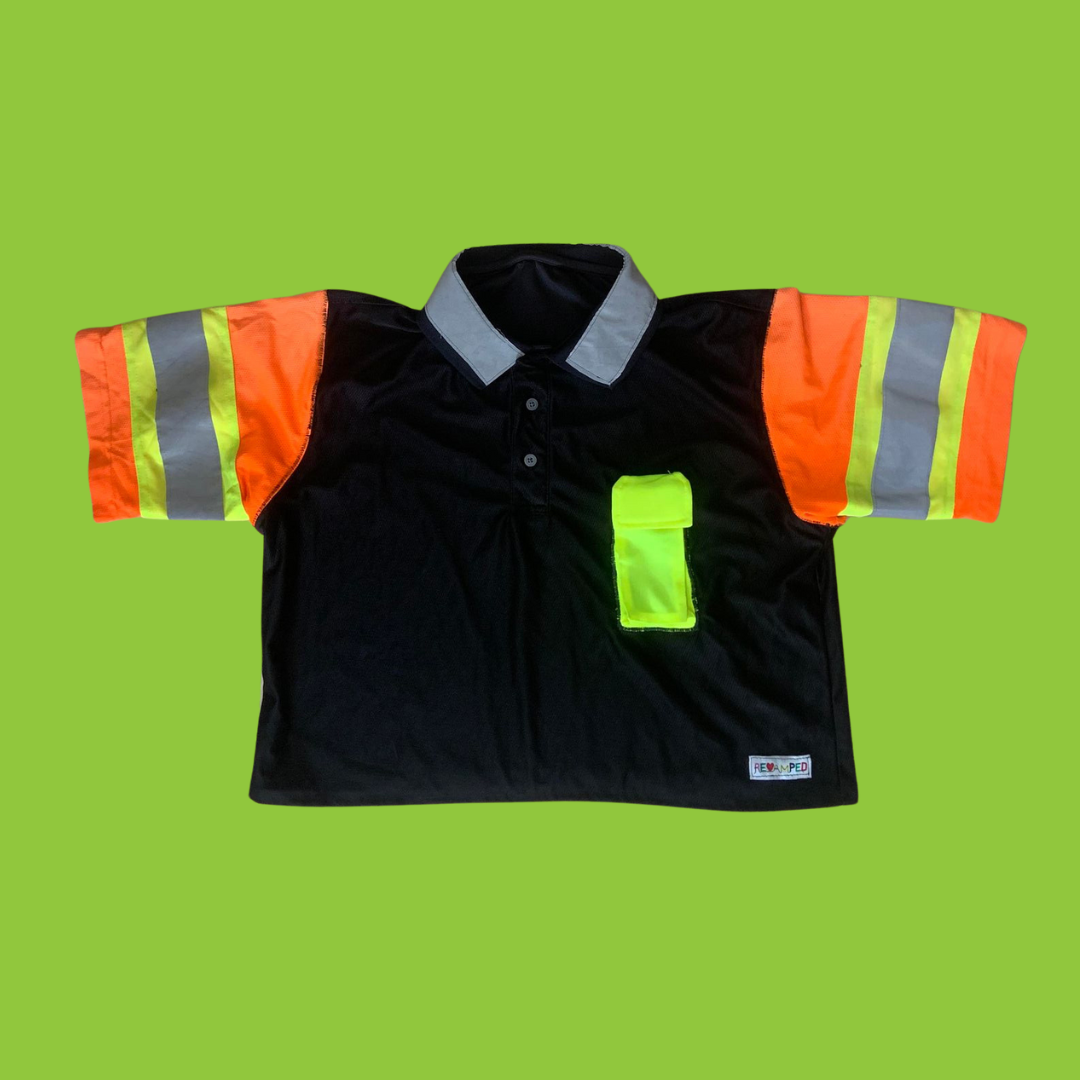 HIGH -VIS POLO CROP