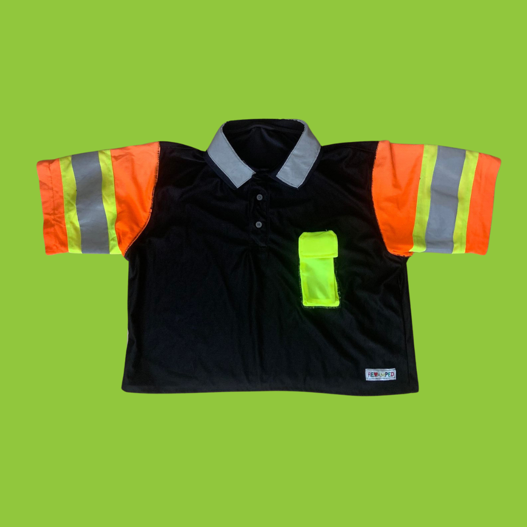 HIGH -VIS  POLO CROP