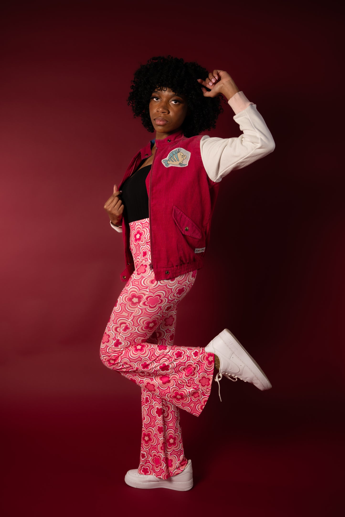 'THE LITTLE MERMAID'  PINK FLOUNDER JACKET