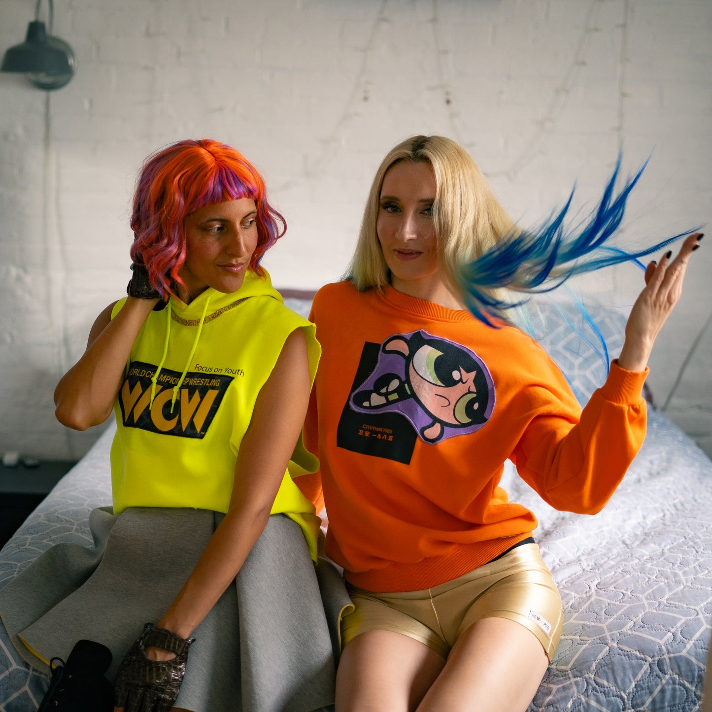 POWER PUFF GIRLS BUTTERCUP ORANGE PULLOVER