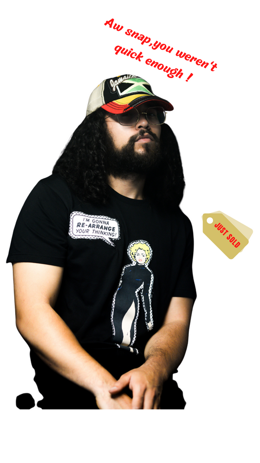 "REARRANGE YOUR THINKING" MADONNA X DICK TRACY T-SHIRT