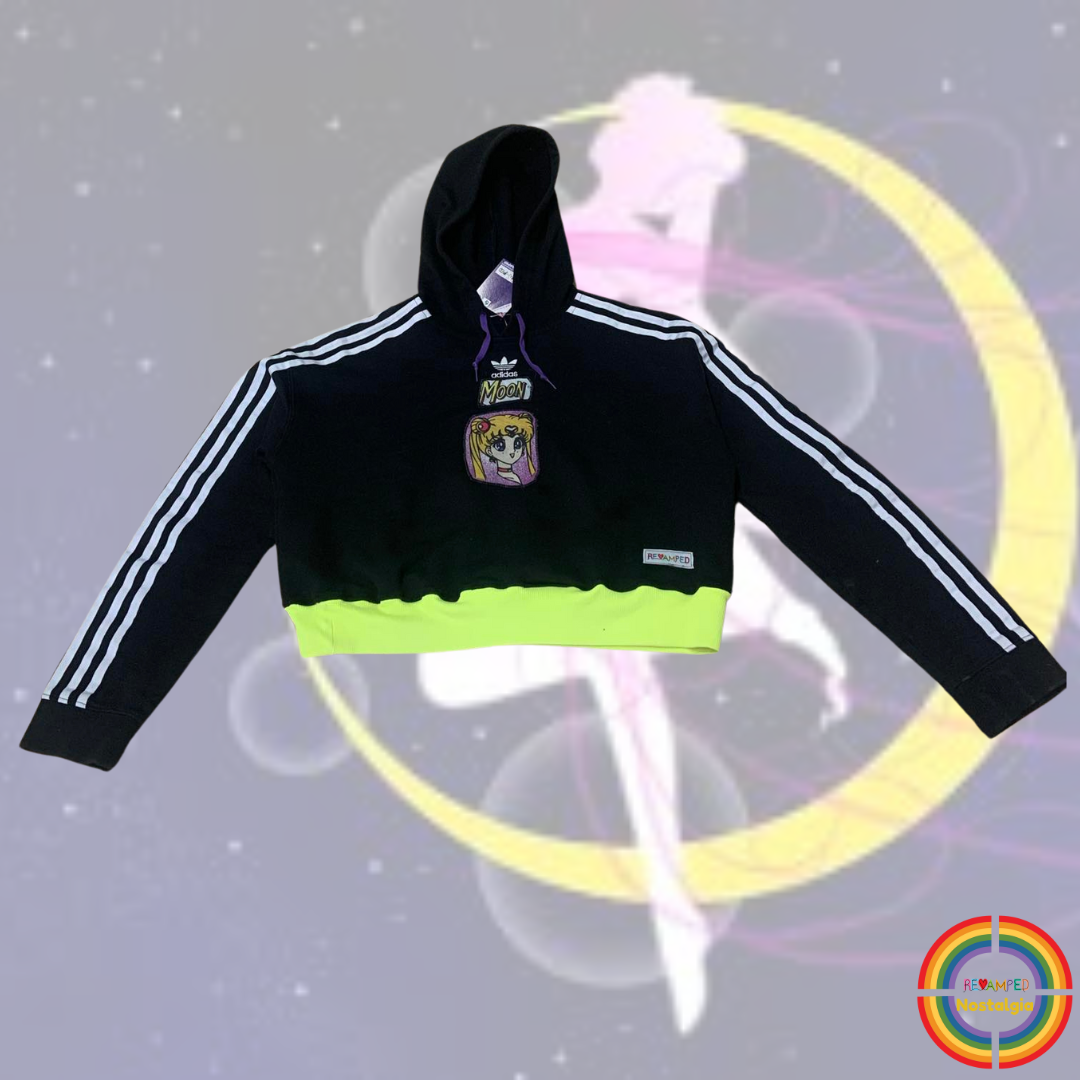 Sailor moon cropped hoodie hotsell