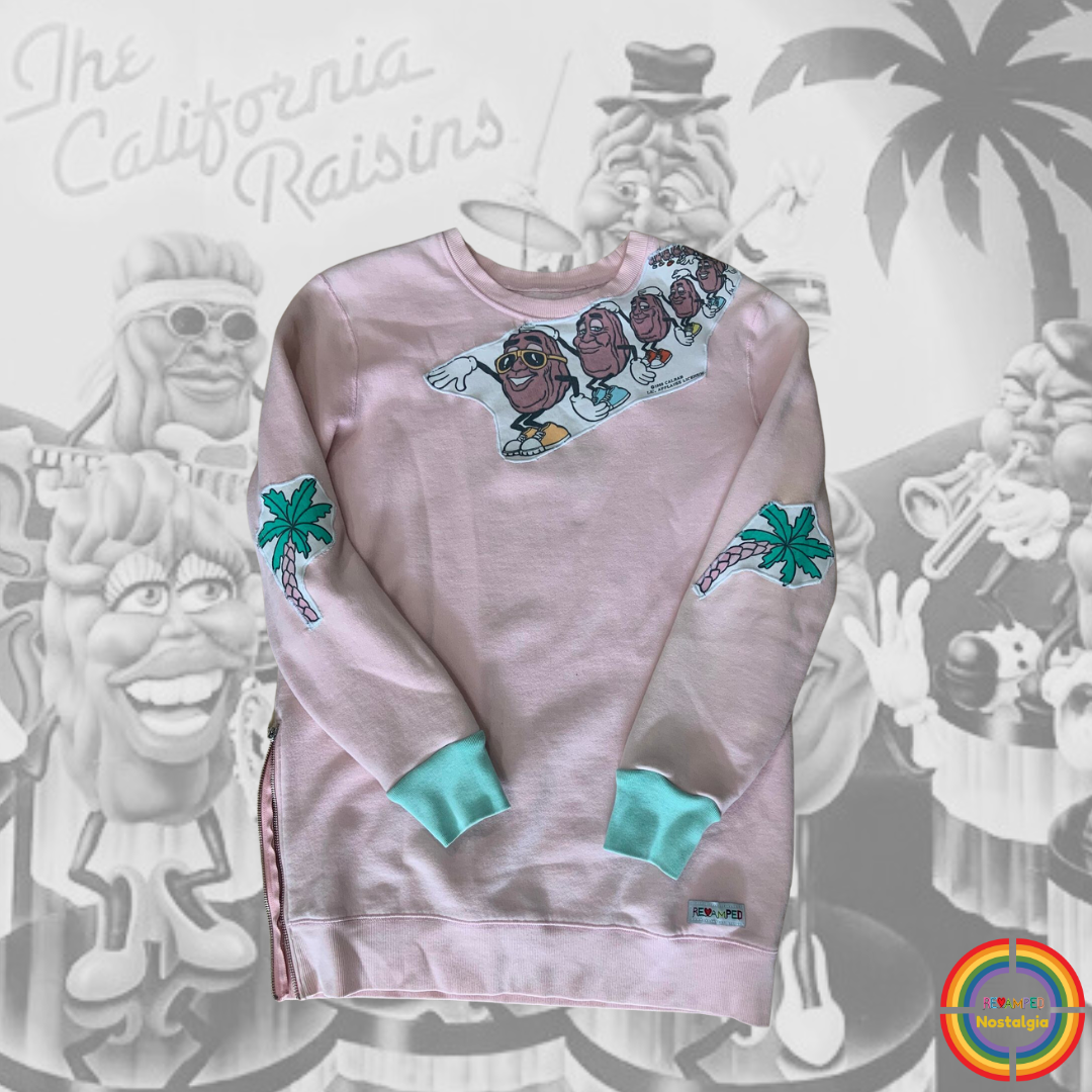 "CALIFORNIA RAISINS" PALM ELBOW PULL OVER
