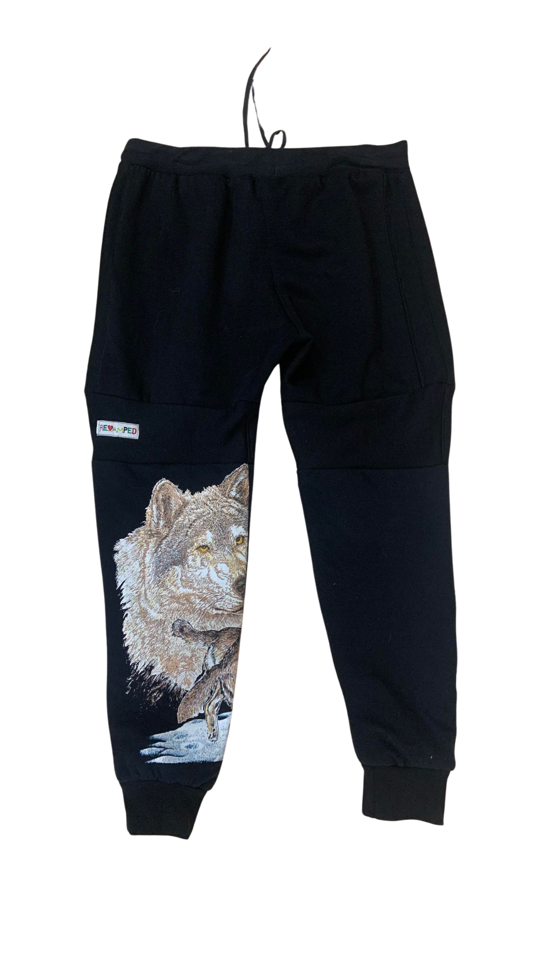 WOLF DRAWSTRING HOODIE PANTS