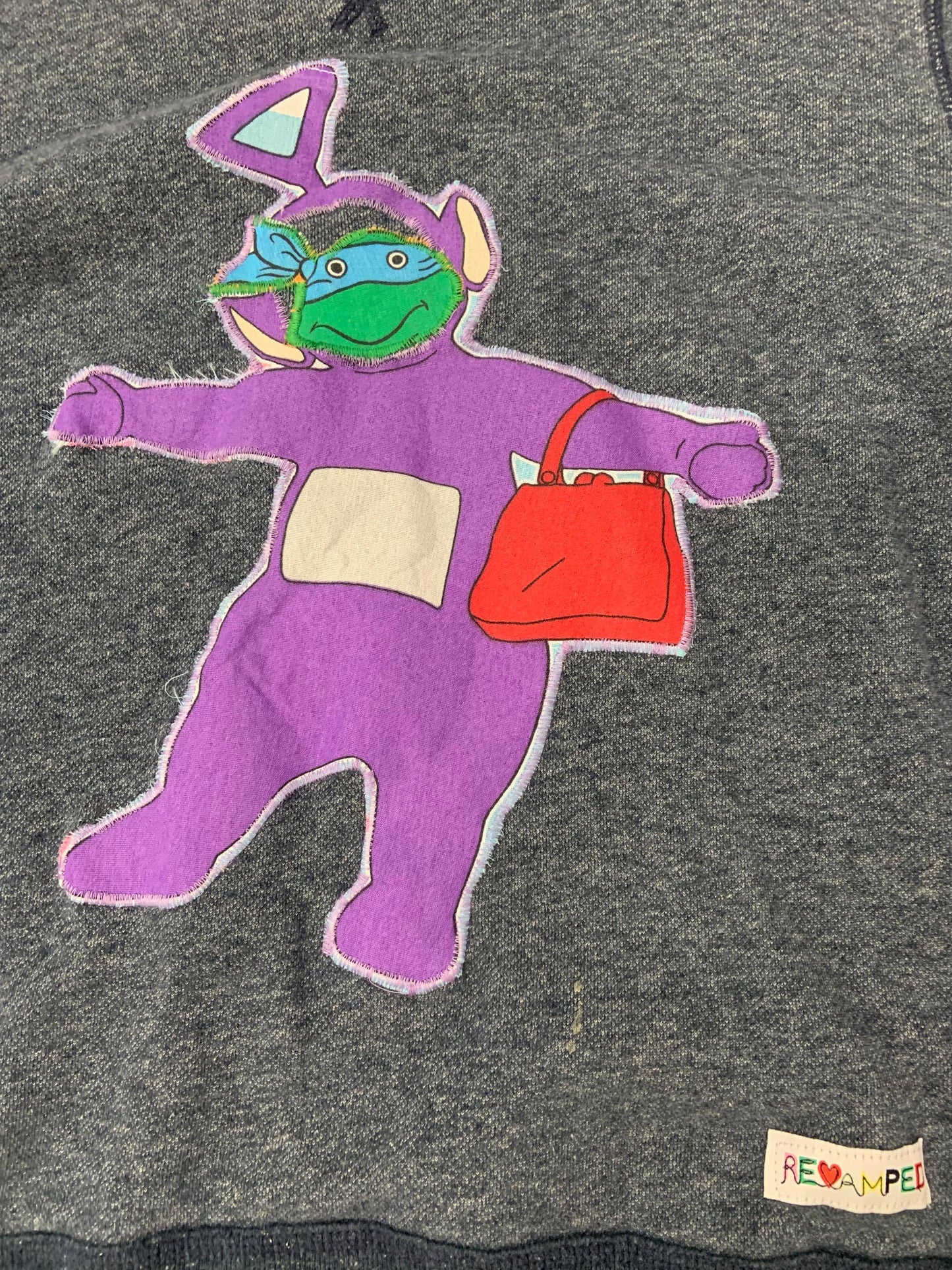 TINKY WINKY/LEONARDO MASHUP PULLOVER