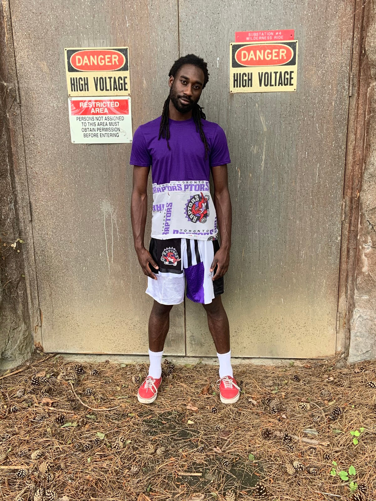 Revamped Clothing Toronto - Repurposed Upcycled Alterations Repairs Parkdale  - Raptors vintage