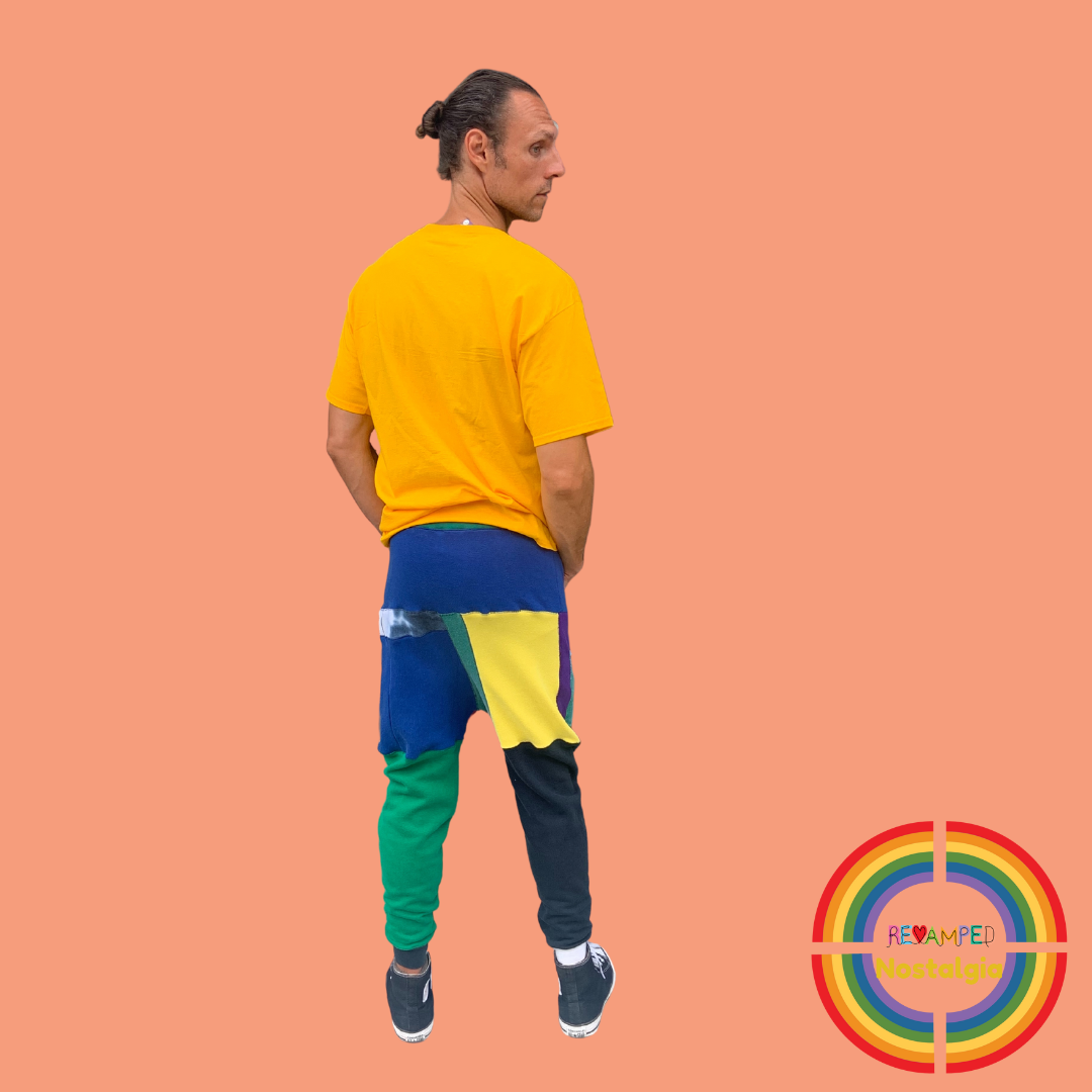 HOODIE PANTS MULTICOLOUR BLOCKED
