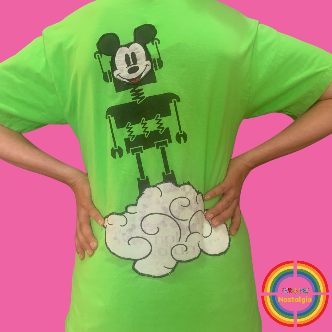 "MICKEY MOUSE" ROBOT TEE