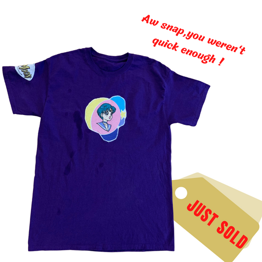 'SAILOR MOON" SAILOR MERCURY TEE