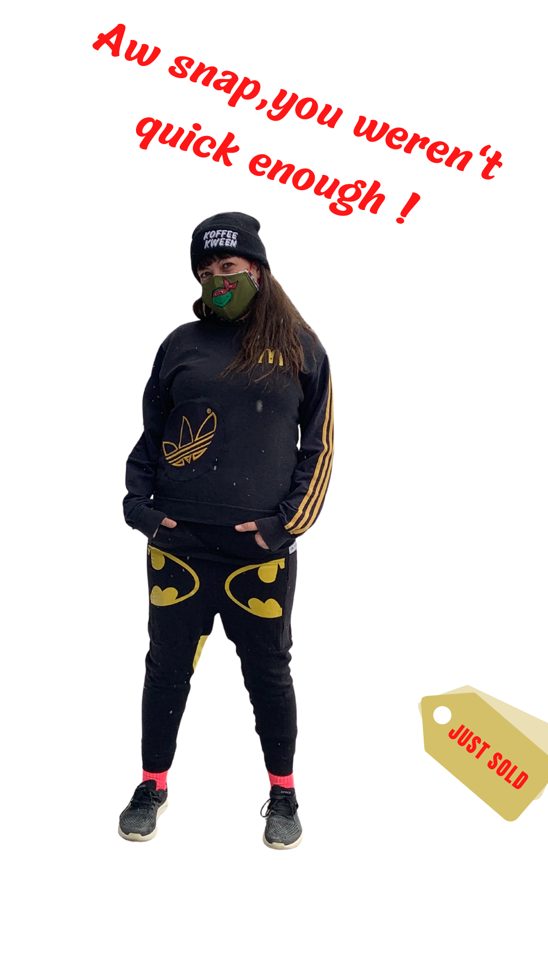 "BATMAN" LOGO HOODIE PANTS