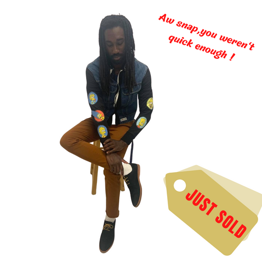 "THE SIMPSONS" BLACK SLEEVED HOODIE JACKET