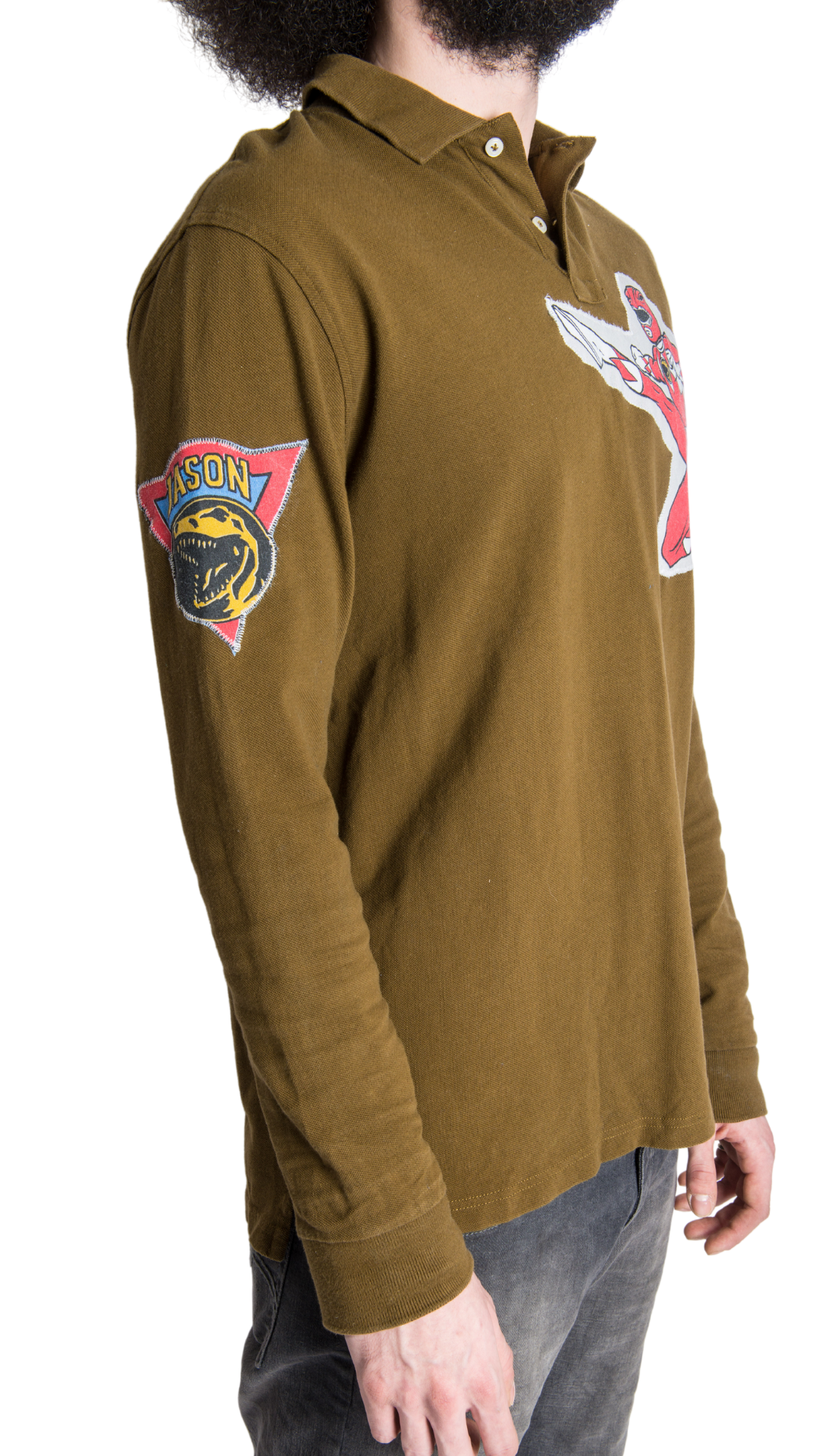 Revamped Clothing Toronto - Repurposed Upcycled Alterations Repairs Parkdale polo red ranger power ranger