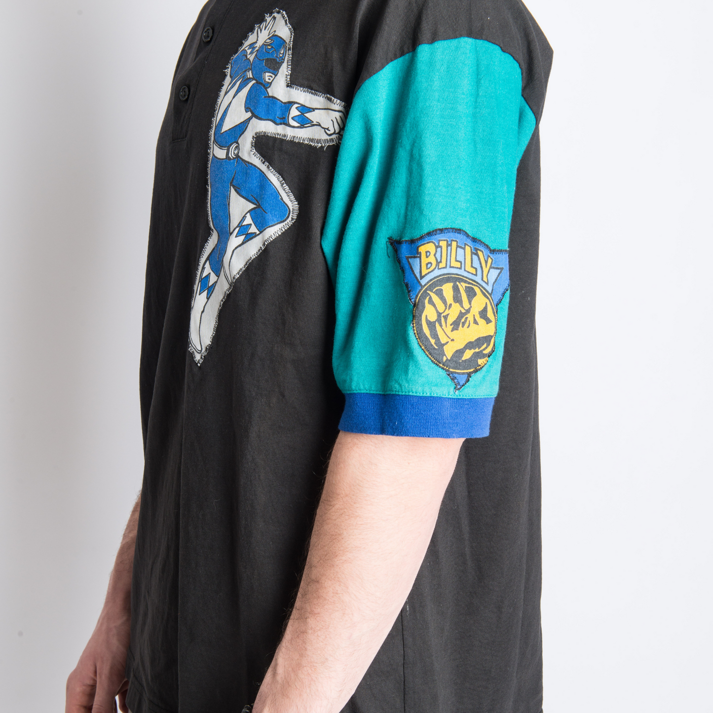 Revamped Clothing Toronto - Repurposed Upcycled Alterations Repairs Parkdale  - Power Ranger polo