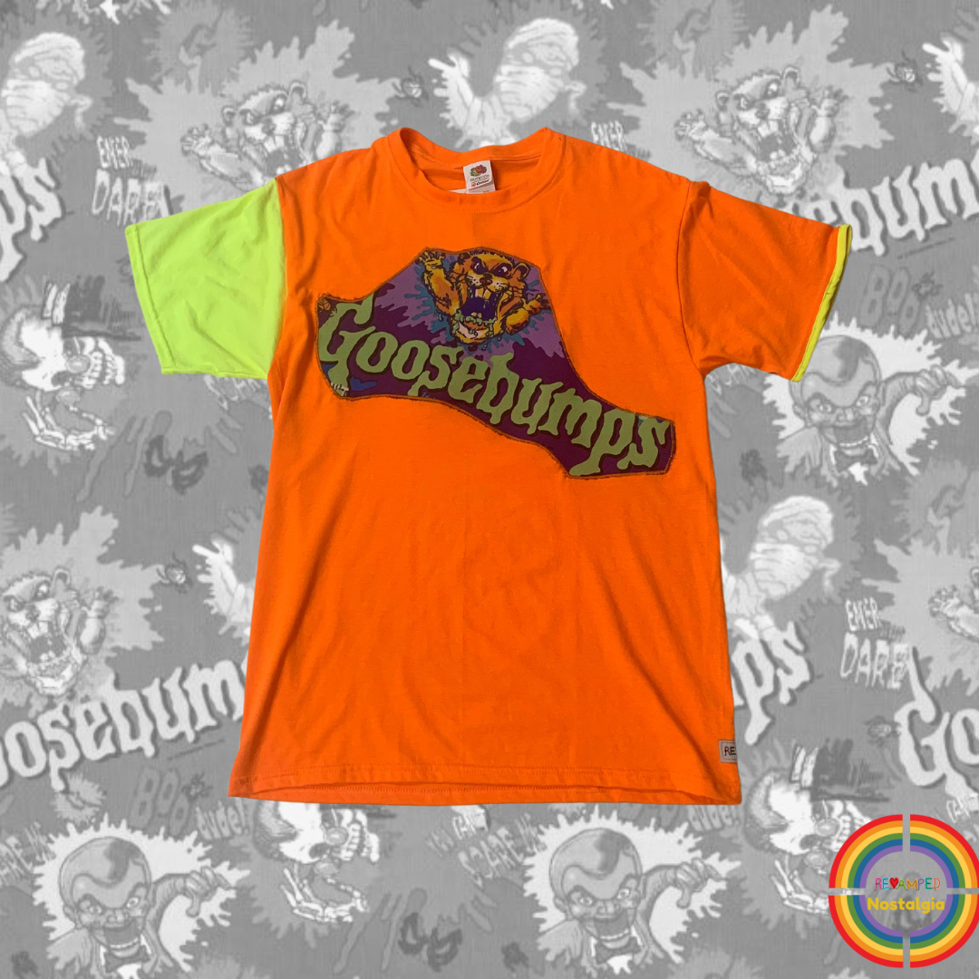 ORANGE "GOOSEBUMPS" T-SHIRT