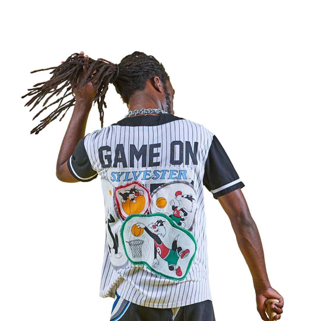 Revamped Clothing Toronto - Repurposed Upcycled Alterations Repairs Parkdale sylvester basball tee