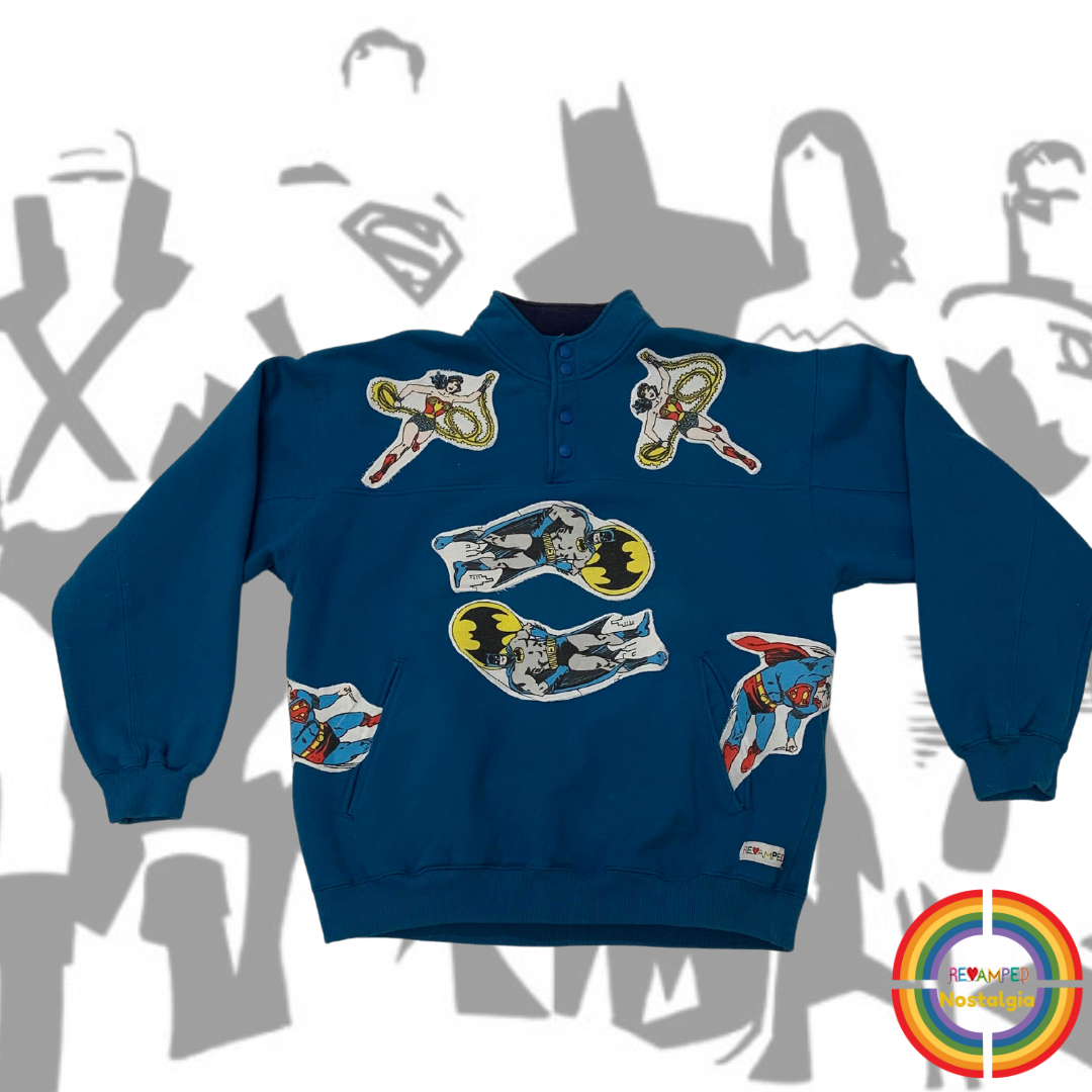 Revamped Clothing Toronto - Repurposed Upcycled Alterations Repairs Parkdale  wonder woman  batman superman