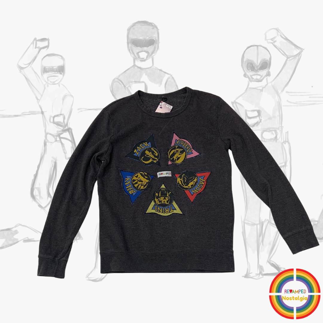 Revamped Clothing Toronto - Repurposed Upcycled Alterations Repairs Parkdale pull over power rangers