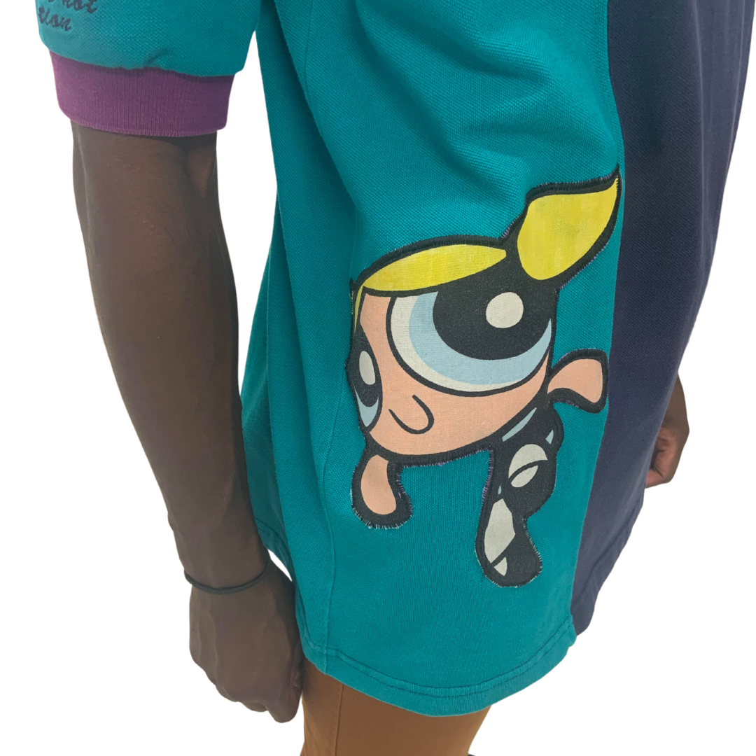 Revamped Clothing Toronto - Repurposed Upcycled Alterations Repairs Parkdale  power puff girls polo