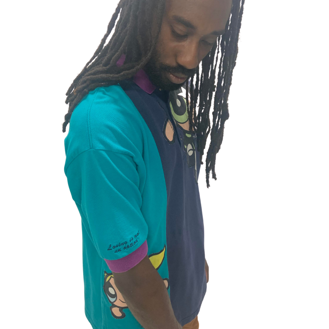 Revamped Clothing Toronto - Repurposed Upcycled Alterations Repairs Parkdale power puff girls polo
