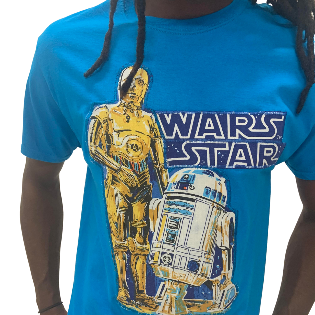 R2D2/C3PO "WARS STAR" T-SHIRT