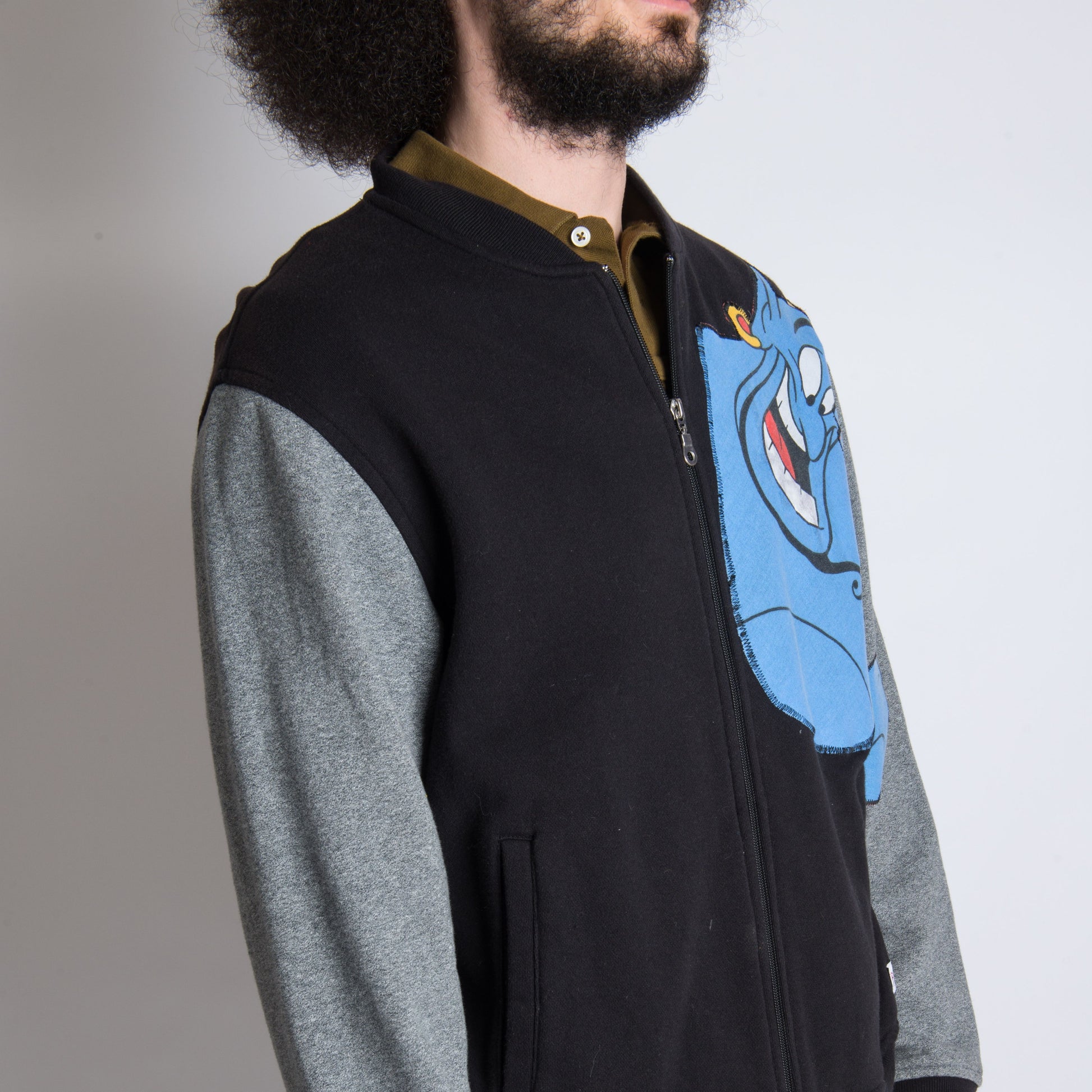 Revamped Clothing Toronto - Repurposed Upcycled Alterations Repairs parkdale  - genie Revamped  altered zip up hoodie