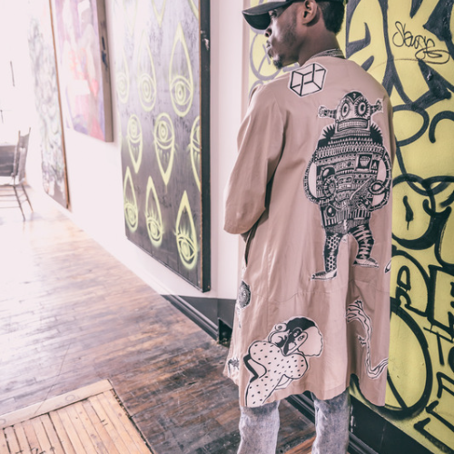 BLACK AND WHITE, BEIGE ALL OVER SHACKET