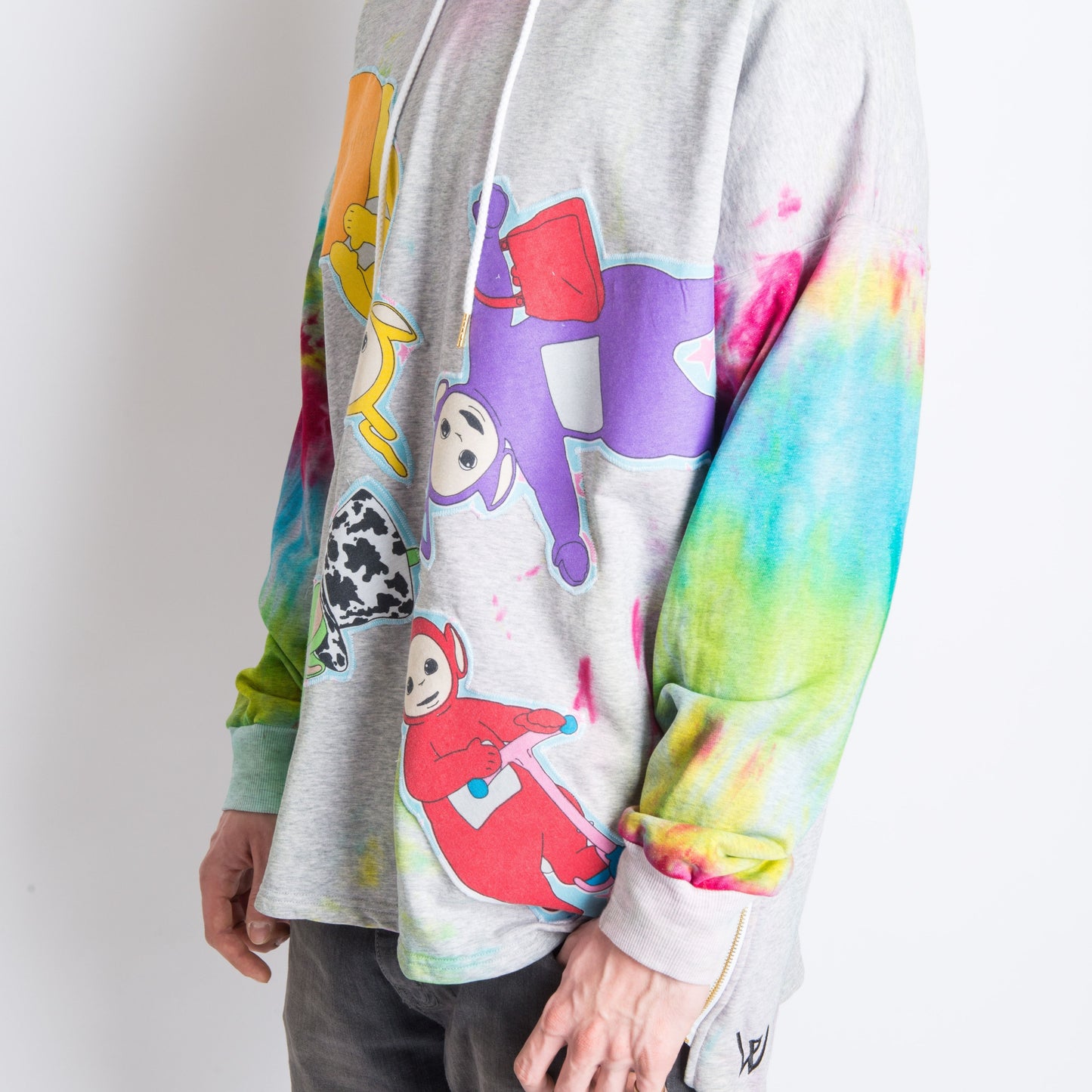 TIE DYE "TELETUBBIES" HOODIE