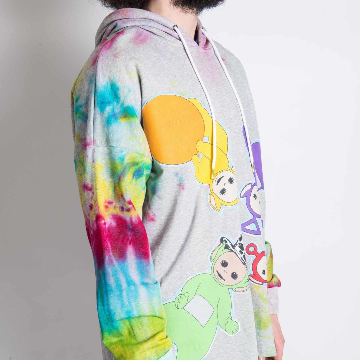 TIE DYE "TELETUBBIES" HOODIE