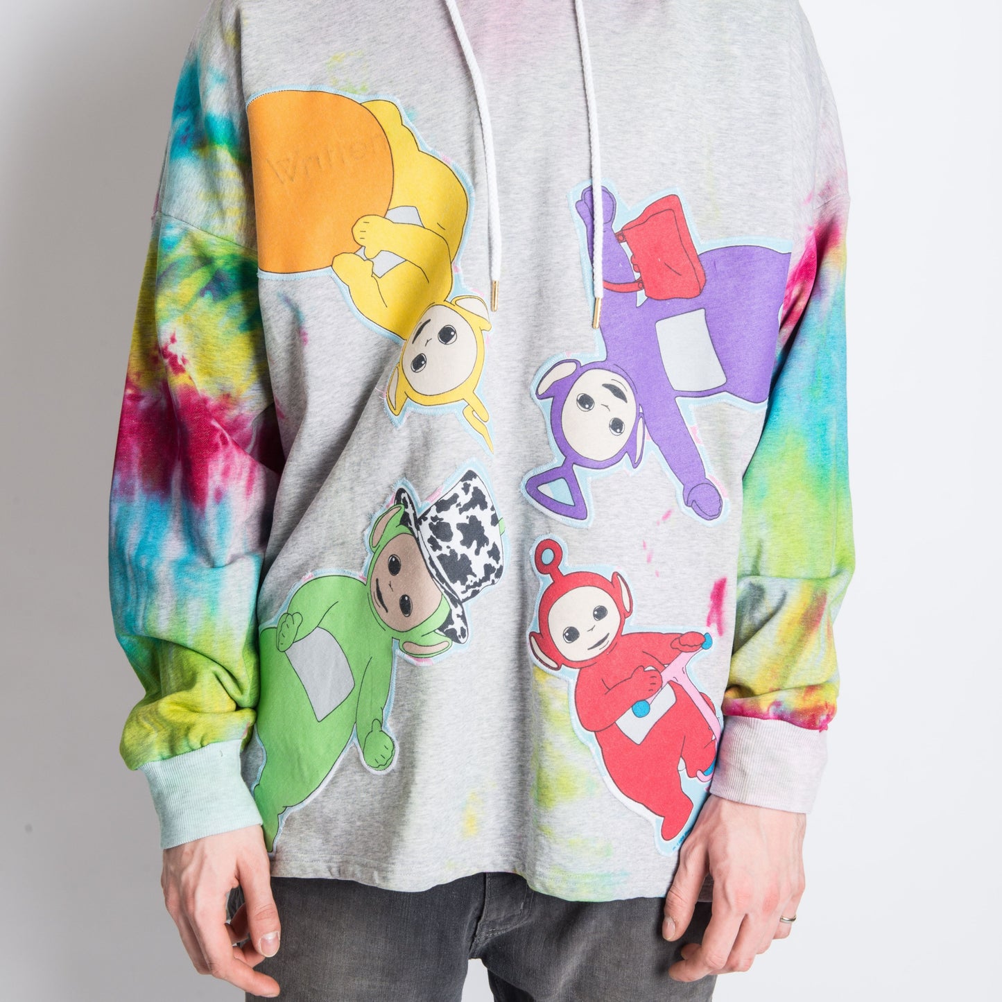 TIE DYE "TELETUBBIES" HOODIE