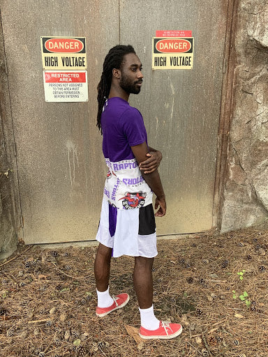 Revamped Clothing Toronto - Repurposed Upcycled Alterations Repairs Parkdale raptors jersey shorts