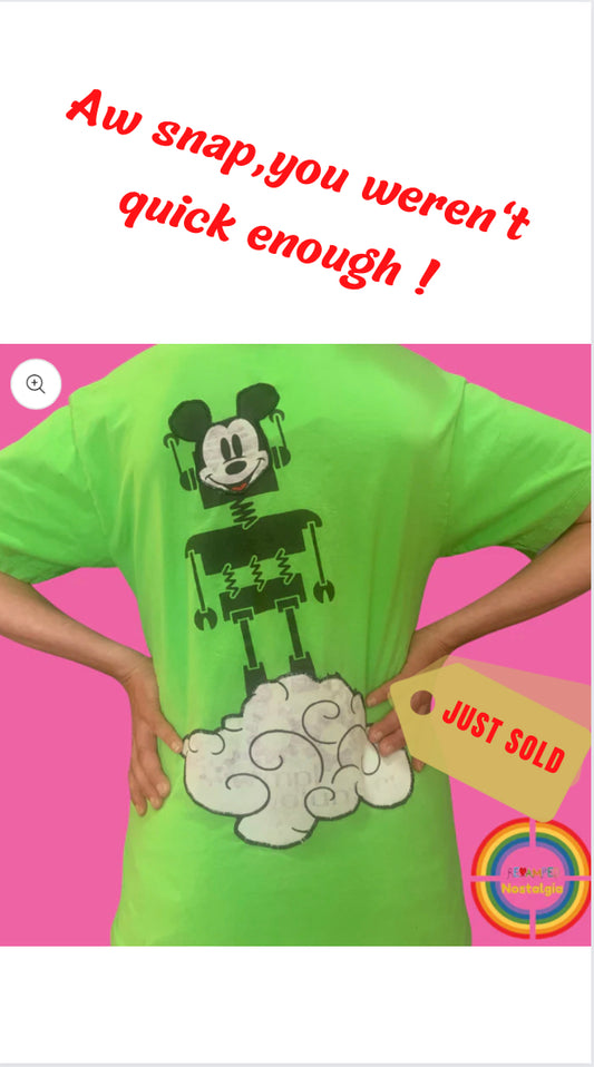 "MICKEY MOUSE" ROBOT TEE