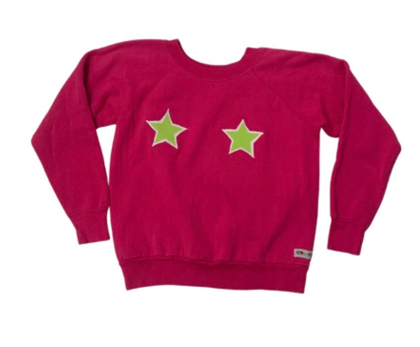 HOT PINK "STAR NIPS" PULL OVER