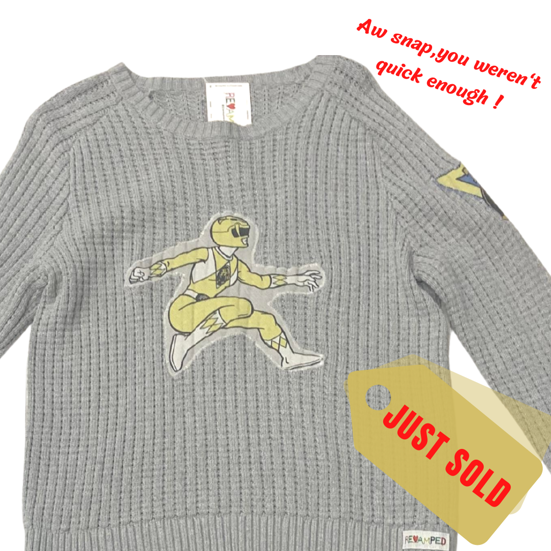 CABLE KNIT "POWER RANGERS" TRINI SWEATER