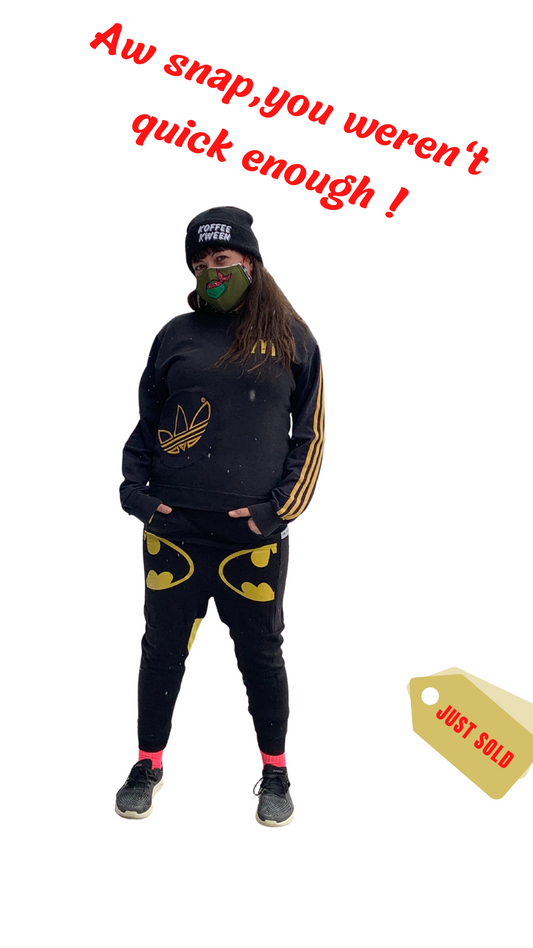 "BATMAN" LOGO HOODIE PANTS